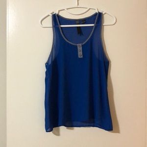 Blue tank top